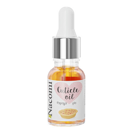 Nacomi, cuticle oil, fresh papaya cake, 15 ml