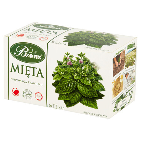 Bi fix Mentă, ceai de plante, 2 g x 20 pliculețe