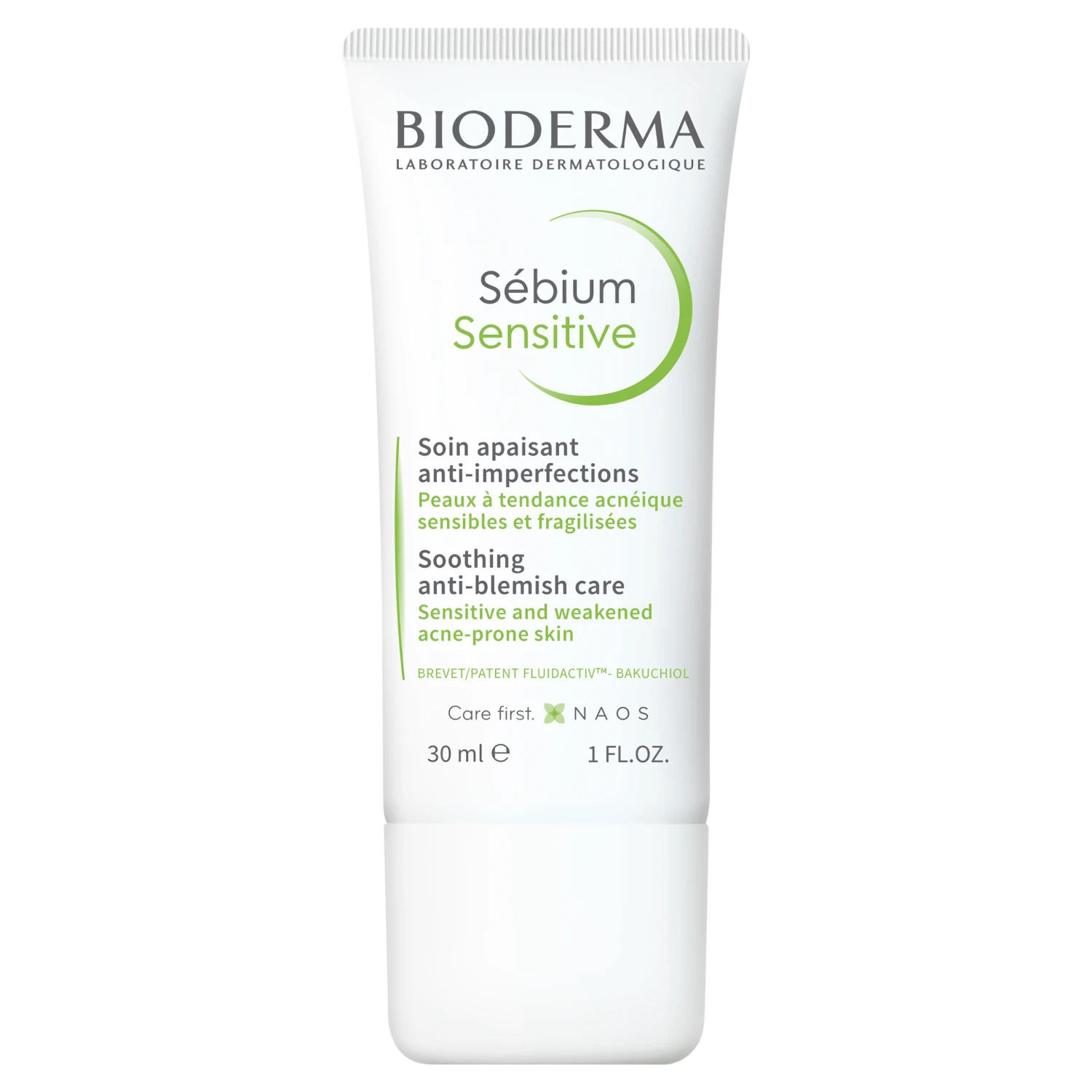 Bioderma Sebium Sensitive, beruhigende Pflegecreme für zu Akne neigende Haut, 30 ml
