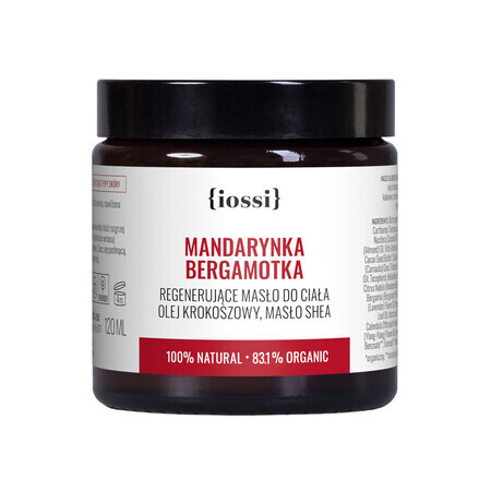 Iossi Mandarine + Bergamotte, regenerierende Körperbutter, 120 ml