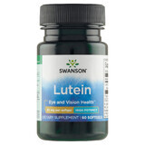 Swanson Lutein, Lutein 20mg, 60 Gel Capsules