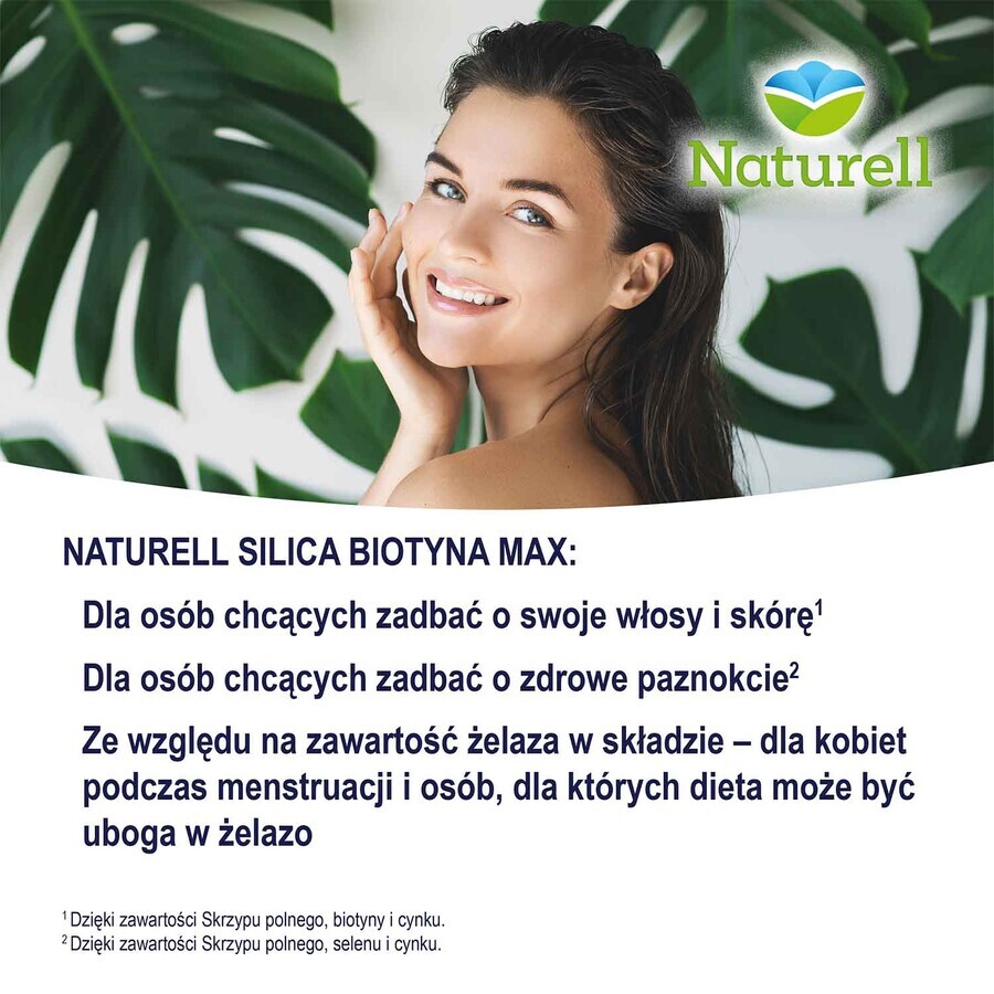 Naturell Kieselerde Biotin Max, 60 Tabletten