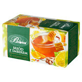 Bi Fix, premium honey with ginger, fruit tea, 20 sachets