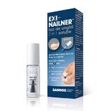 Lac de unghii 2 in 1, Exi-nailner, 5 ml, Sandoz