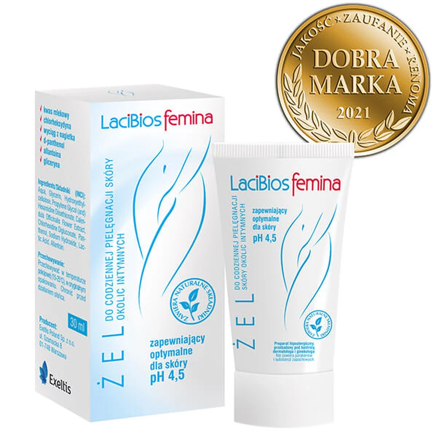 Lacibios Femina, tägliches Intimpflege-Gel, 30 ml