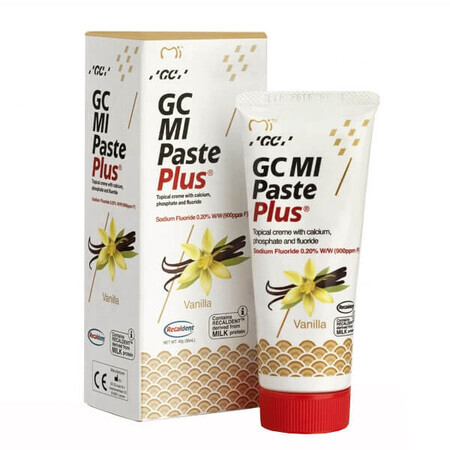 GC MI Paste Plus, topical paste, vanilla flavor, 35 ml