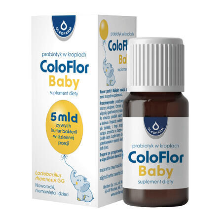 ColoFlor Baby, oral drops for infants and children from birth, 5 ml