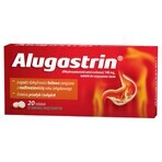 Alugastrin 340 mg, aromă de mentă, 20 comprimate masticabile