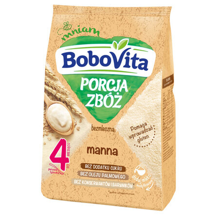 BoboVita Porcja Zbóż Porridge, ohne Milchprodukte, ohne Zuckerzusatz, nach 4 Monaten, 170 g