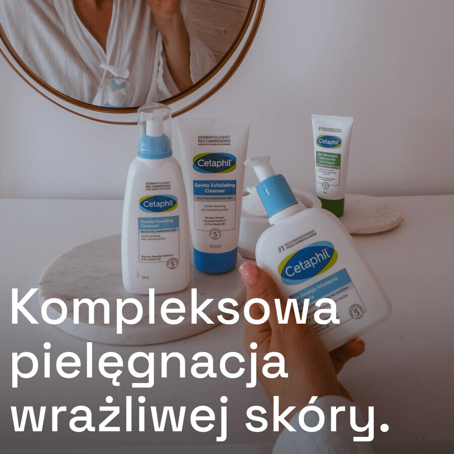 Cetaphil EM, Emulsie micelară pentru piele sensibilă, pentru întreaga familie, 500 ml