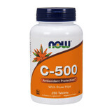 Now Foods C-500, Vitamin C + Hagebutte, 250 Tabletten