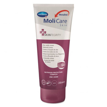 MoliCare Skin, cremă protectoare cu oxid de zinc, 200 ml