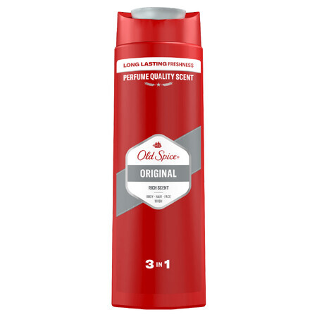 Old Spice, 3 in 1 shower gel for body, hair and face, Original 400 ml