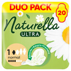 Naturella Ultra, Damenbinden mit Flügeln, Kamille, Normal, 20 Stück