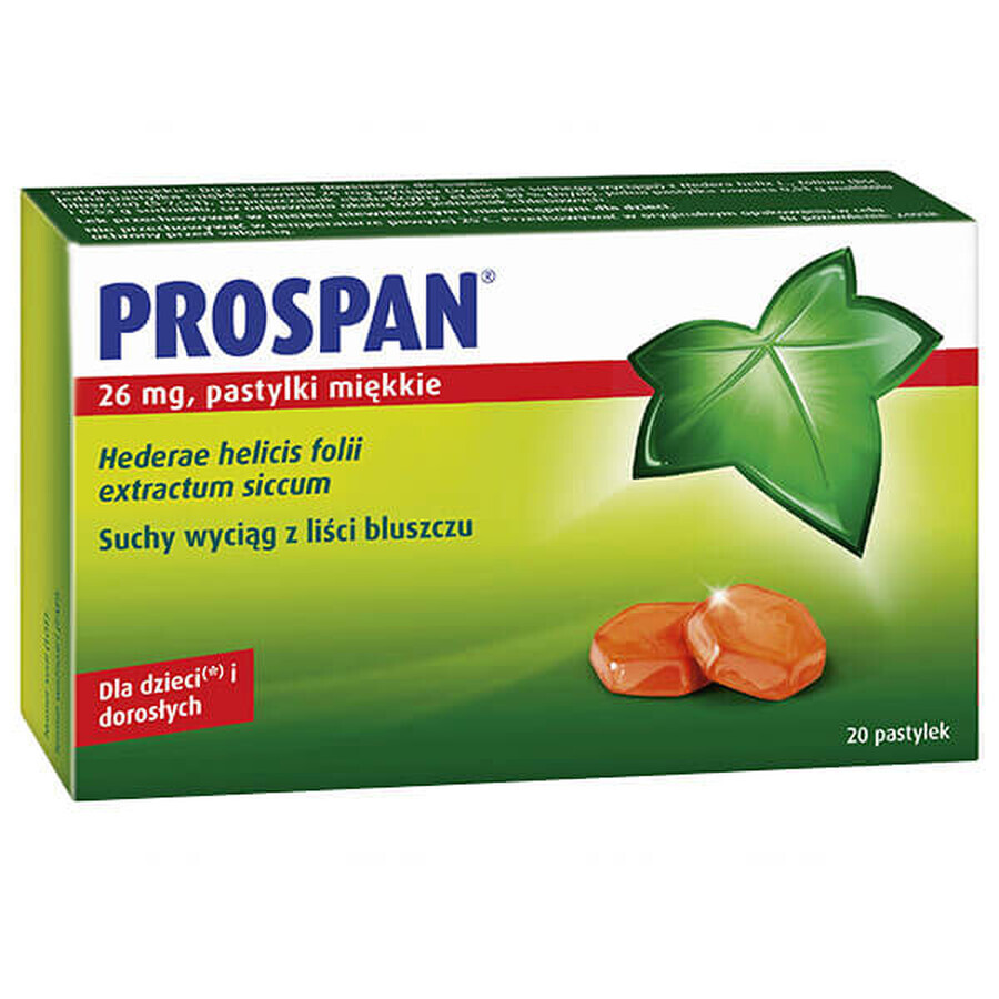 Prospan 26 mg, 20 Lutschtabletten