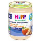 HiPP Bedtime snack Milk porridge with biscuits and apples Bio, no added sugar, after 4 months, 190 g