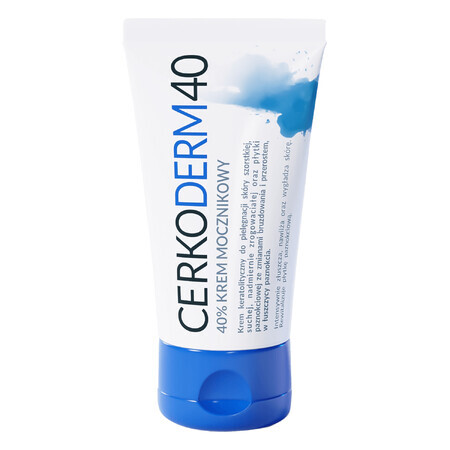 Cerkoderm 40, 40% Harnstoff-Creme, trockene, schwielige Haut, 50 ml