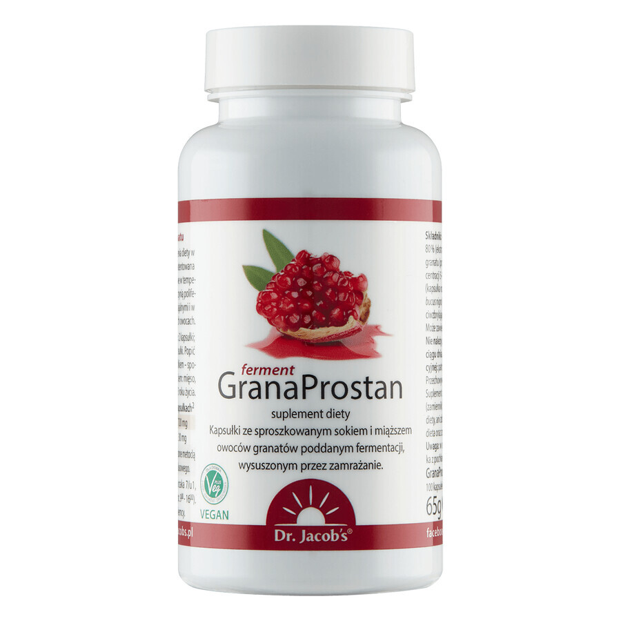 Dr. Jacob's GranaProstan Ferment, 100 capsules