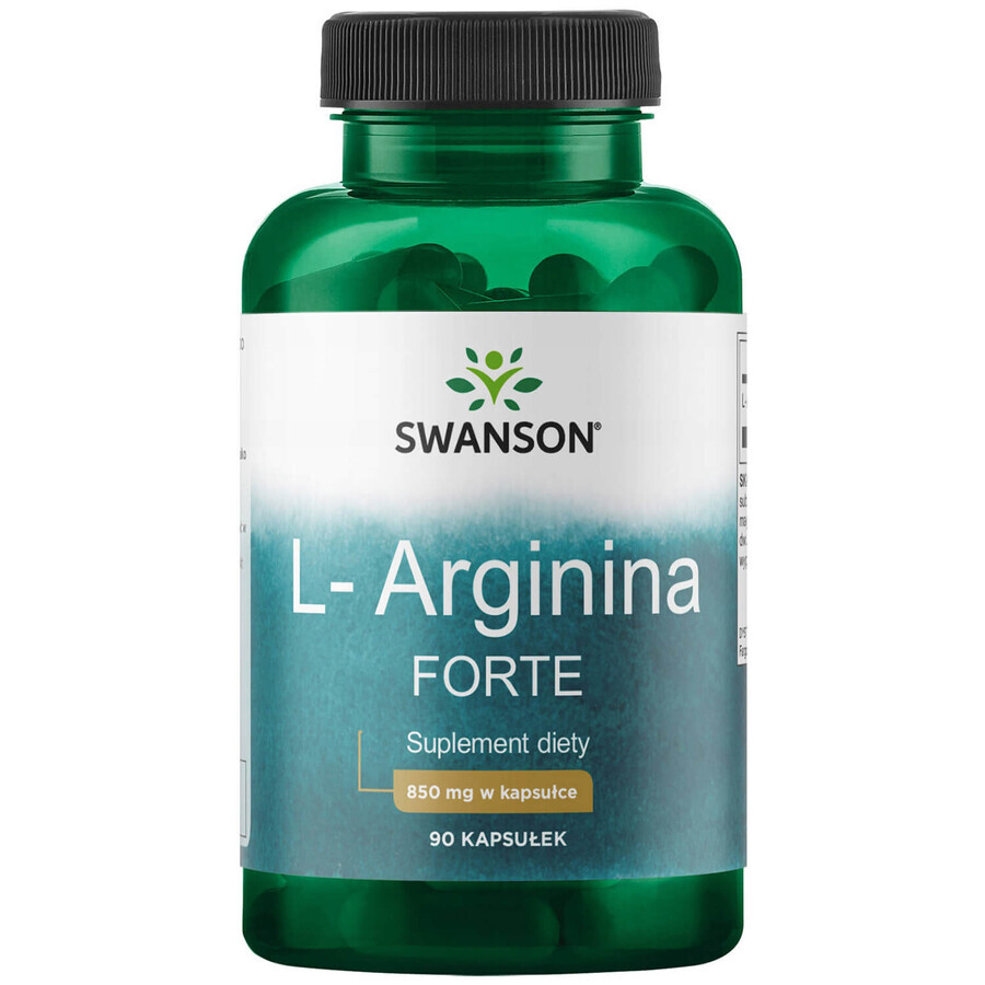 Swanson L-Arginine, L-Arginine 850mg, 90 Capsules