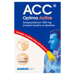 ACC Optima Active 600 mg, Pulver zum Einnehmen, 10 Portionsbeutel