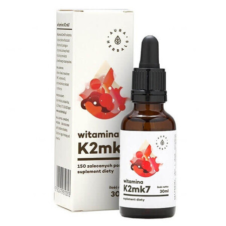 Aura Herbals Vitamin K2MK7 Tropfen, 30 ml