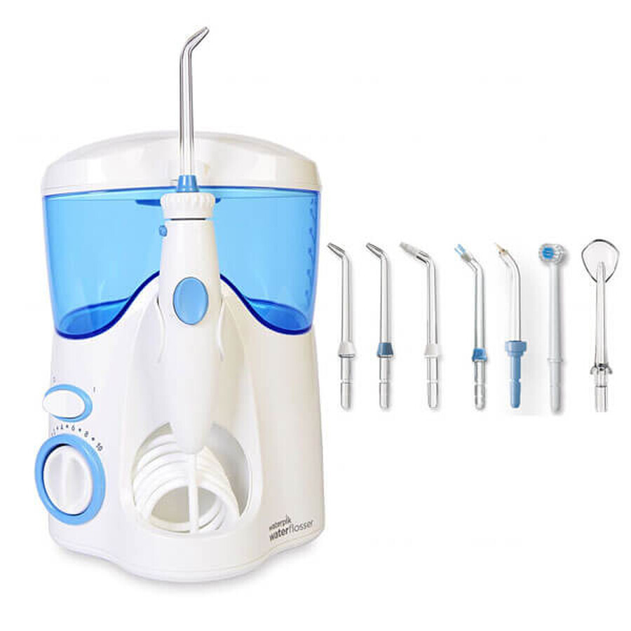 Waterpik WP100 E2 Ultra, Zahnspülung, stationär, 7 Handstücke