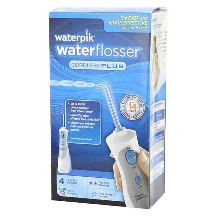 WATERPIK, irrigatore dentale, WP450, cordless, 4 manipoli