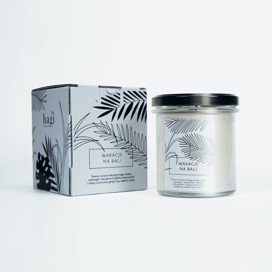 Hagi Holidays in Bali, soy candle, 230 g