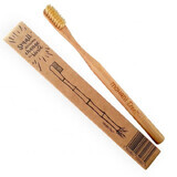 Mohani Bamboo Toothbrush, Natural, Medium Bristles, 1pc