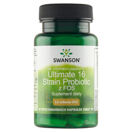 Swanson Ultimate 16 Strain Probiotic, 60 Kapseln