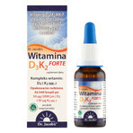 Dr. Jacob's Vitamina D3K2 Forte, picături, 20 ml