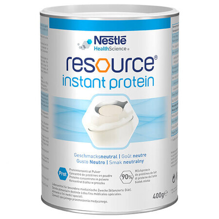 Resource Instant Protein, Nährstoffzubereitung, neutraler Geschmack, 400 g