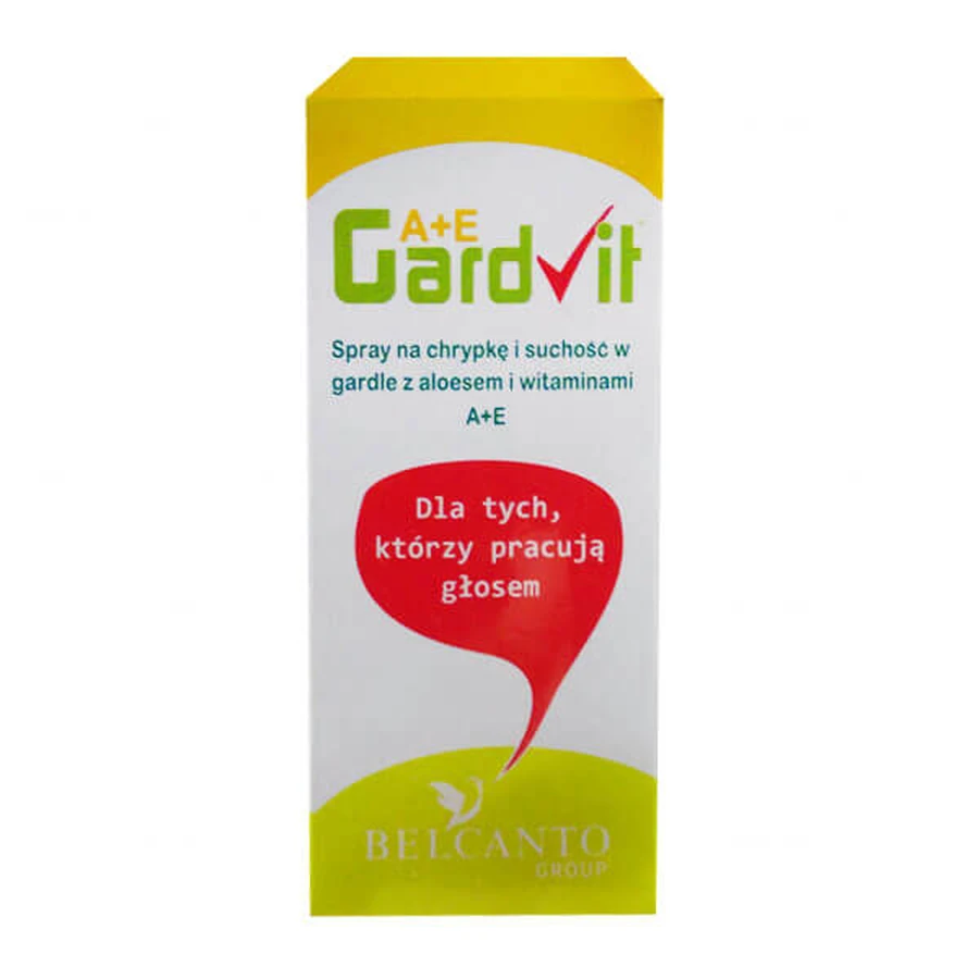 GardVit A + E, spray na chrypkę i suchość w gardle, 15 ml: ceny i cechy