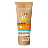 La Roche-Posay Anthelios Dermo Pediatrics, leche protectora facial y corporal para bebés y niños, SPF 50+, 250 ml