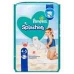 Pampers Splashers, scutece de înot, mărimea 4-5, 9-15 kg, 11 buc