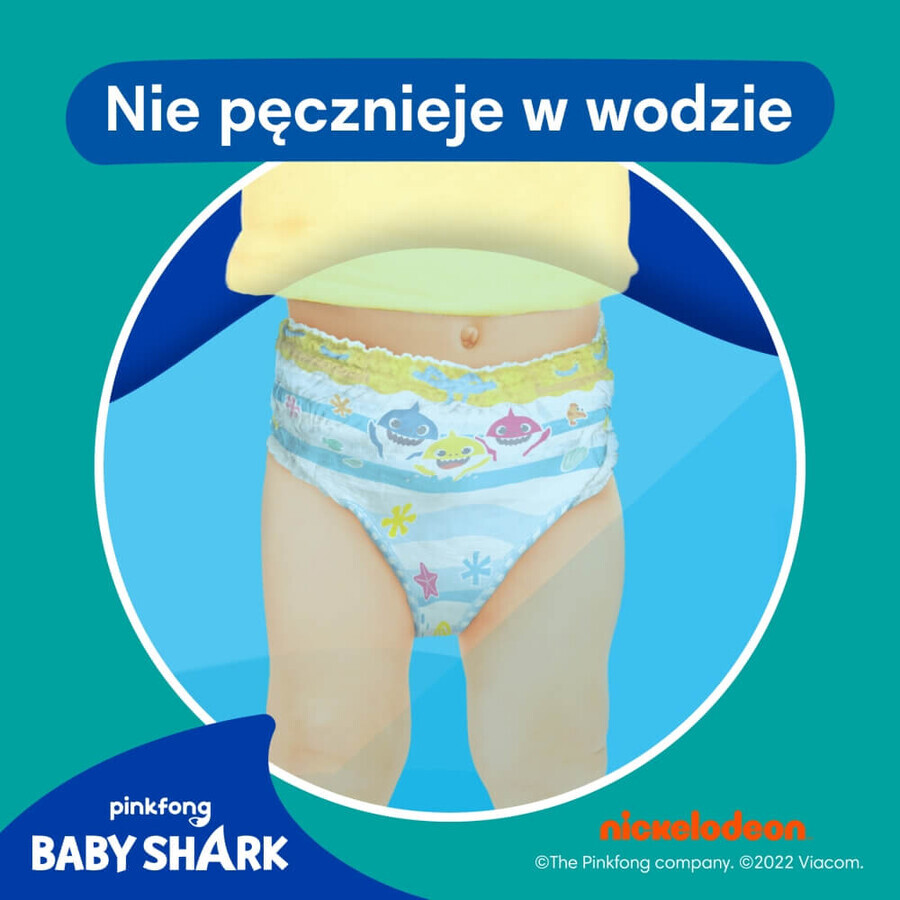 Pampers Splashers, Schwimmwindeln, Größe 4-5, 9-15 kg, 11 Stück