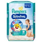 Pampers Splashers, scutece de înot, mărimea 4-5, 9-15 kg, 11 buc