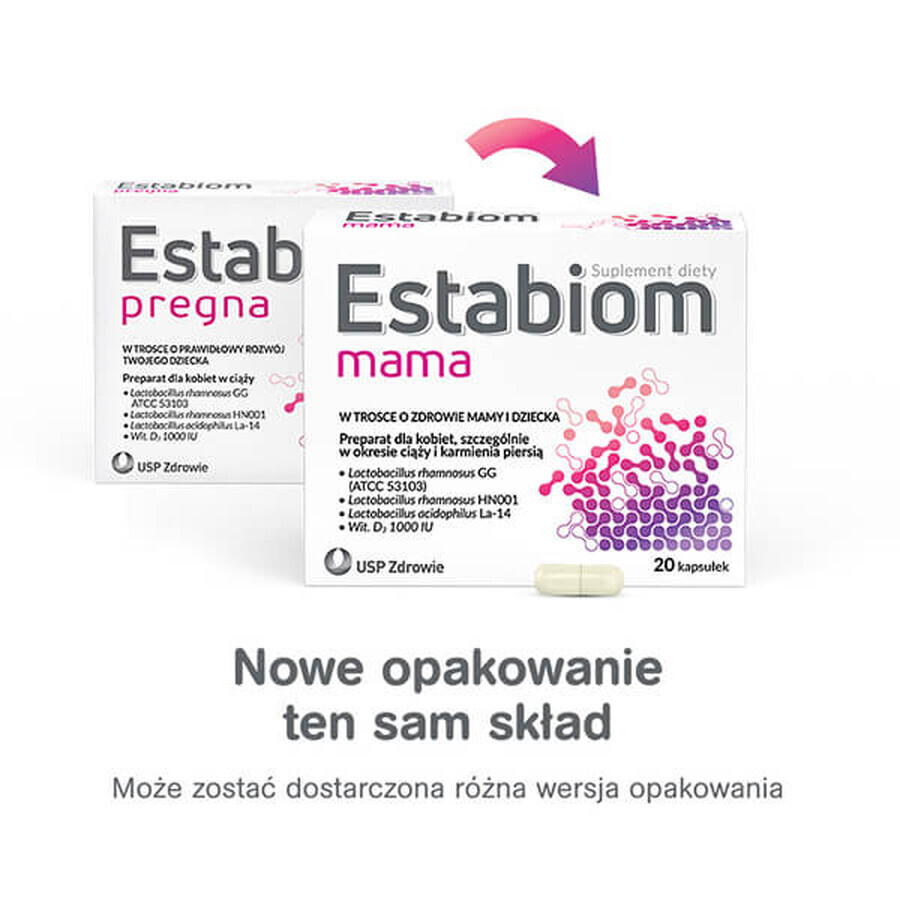 Estabiom Mama (ex Estabiom Pregna), 20 capsule