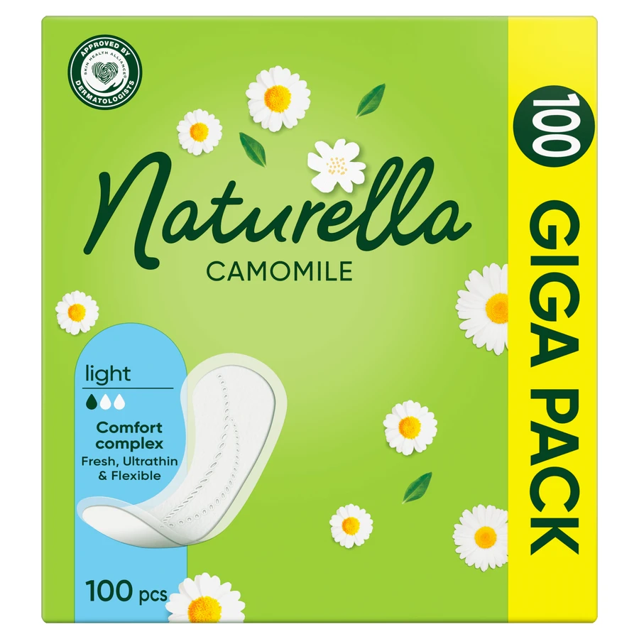 Naturella, Damenbinden, Kamille, Light, 100 Stück