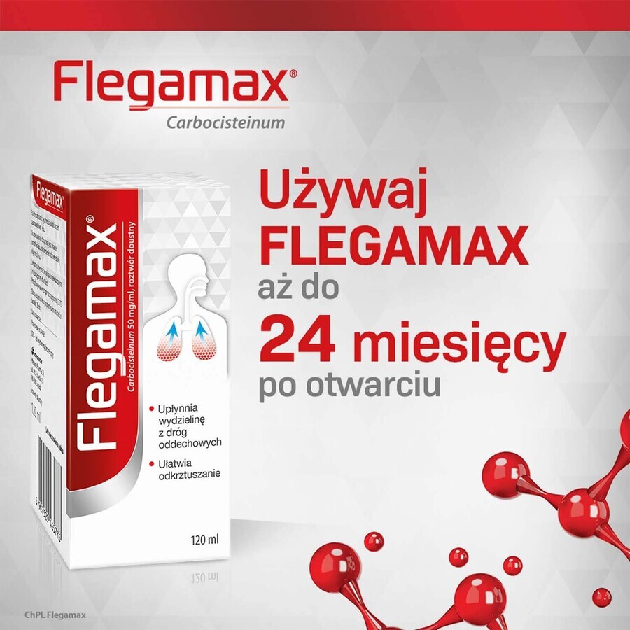 Flegamax 50 mg/ml, Lösung zum Einnehmen, 120 ml