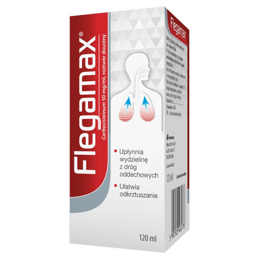 Flegamax 50 mg/ml, Lösung zum Einnehmen, 120 ml