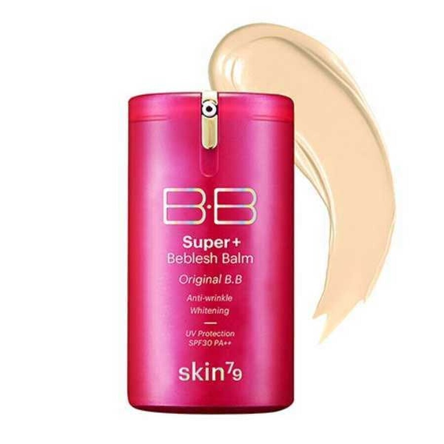 Skin79 BB Hot Pink Super+ Beblesh Balm Facial Toning Cream SPF 30 40g