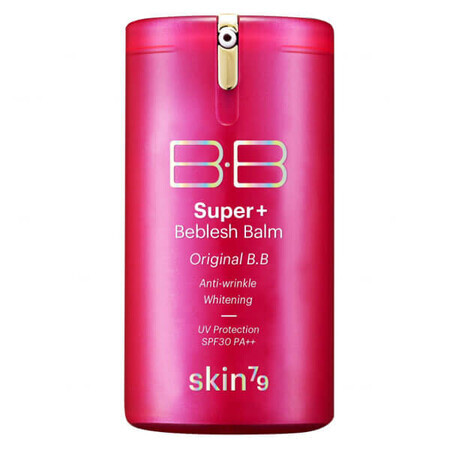 Skin79 BB Hot Pink Super+ Beblesh Balm Facial Toning Cream SPF 30 40g