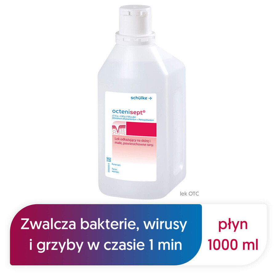 Octenisept (0,10 g + 2 g)/ 100 g, Flüssigkeit, 1000 ml