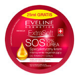 Eveline Cosmetics Extra Soft SOS, intensiv regenerierende Spezialcreme, für Gesicht und Körper, 10% Urea, 200 ml