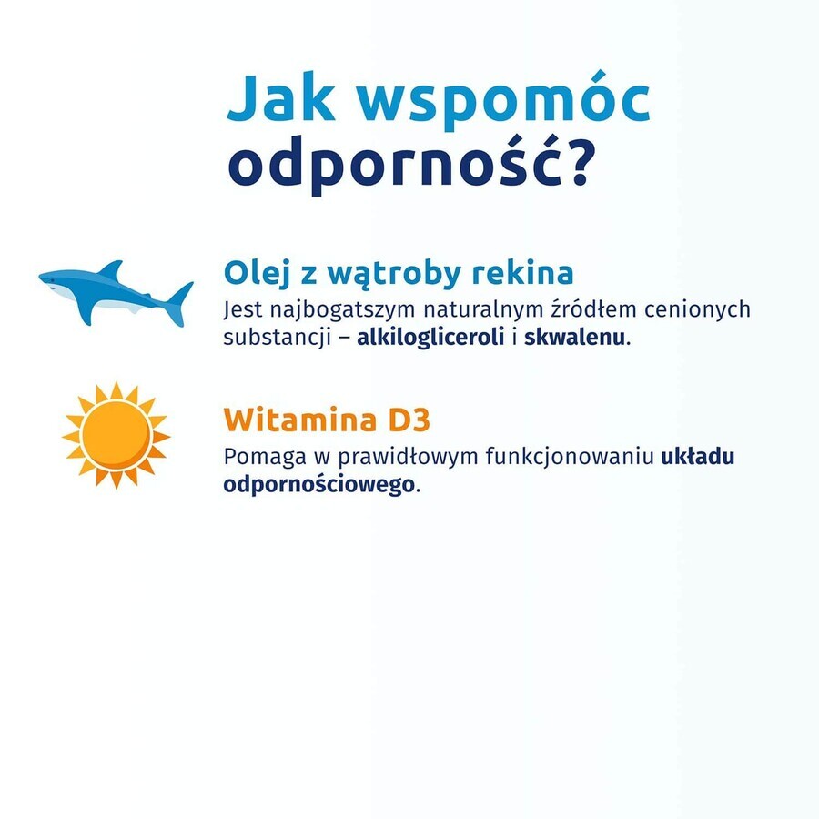 Iskial, Haifischleberöl + Vitamin D3, 120 Kapseln