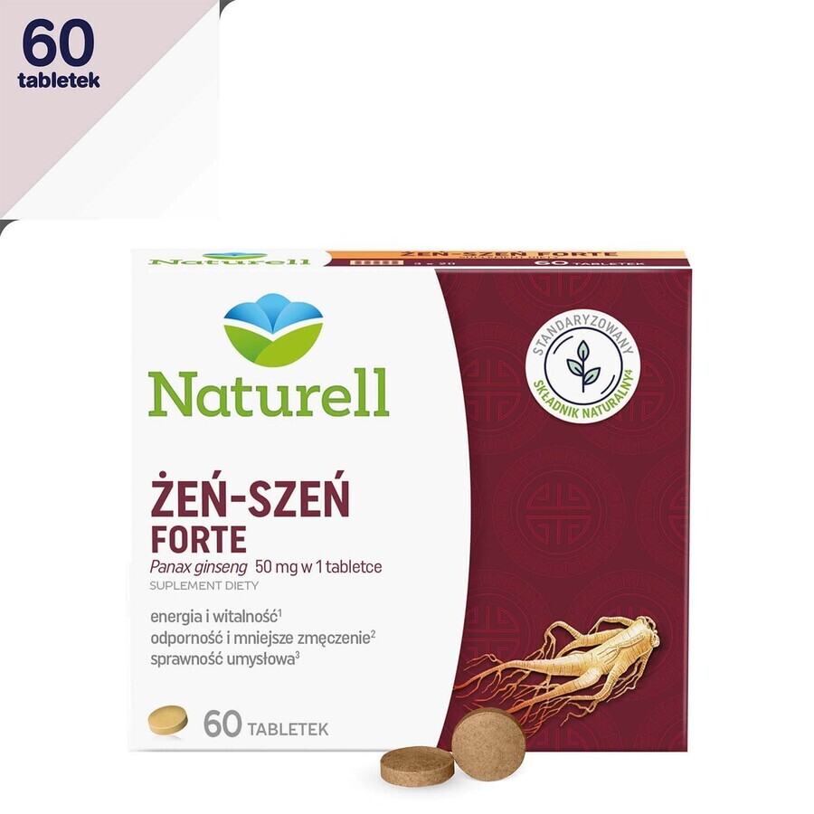 Naturell, Ginseng Forte, 60 Tabletten