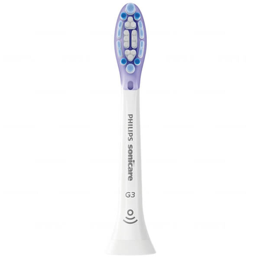 Philips, vârfuri de schimb pentru periuța de dinți sonică Sonicare G3 Premium Gum Care, HX9052/17, 2 bucăți