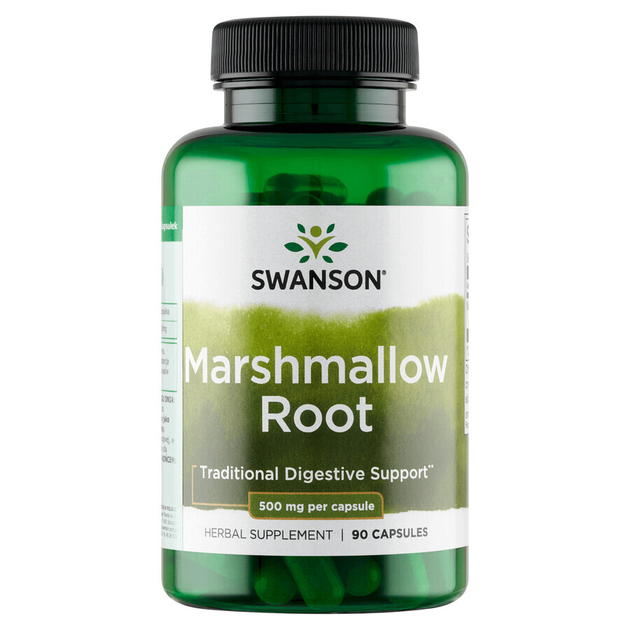 Swanson Marshmallow Root, Marshmallow, 90 capsule