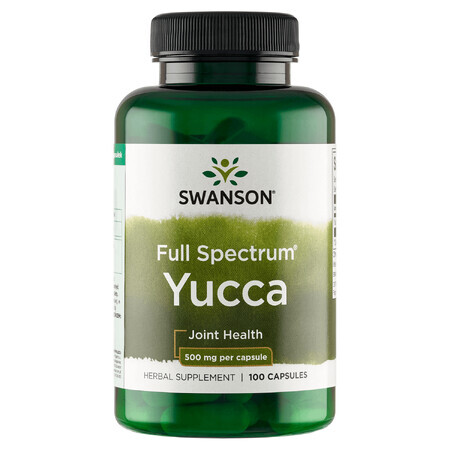 Swanson Full Spectrum Yucca, yucca, 100 capsule 